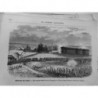 1870 GI DEFENSE PARIS TRAIN WAGONS BLINDES COMPAGNIE OUEST RUEIL