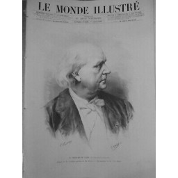 1887 COMTE DE LISLE ACADEMIE FRANCAISE DESSIN M VUILLIER