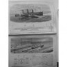 1870 I BAC VAPEUR MANCHE TRANSPORTS TRAINS GARE DOCKS ANDRECELLES DOUVRES