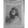 1887 J F MILLET FUSAIN MAITRE EXPOSITION ECOLE BEAUX ARTS DESSIN VUILLIER