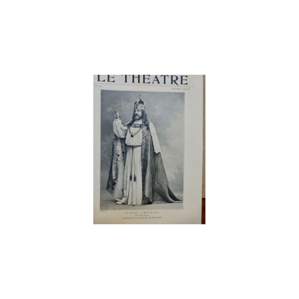 1903 THEATRE ALVAREZ PROPHETE SEGOND WEBER ANTIGONE BEYLE DORTZAL