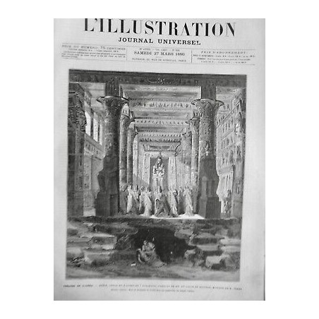 1880 I VERDI THEATRE OPERA AÏDA LOCLE NUITTER MUSIQUE GUISEPPE MORT RADAMES AÏDA