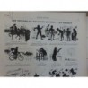 1860-1890 OMBRES CHINOISES DEVOIR VACANCES TOTO DESSIN HENRIOT