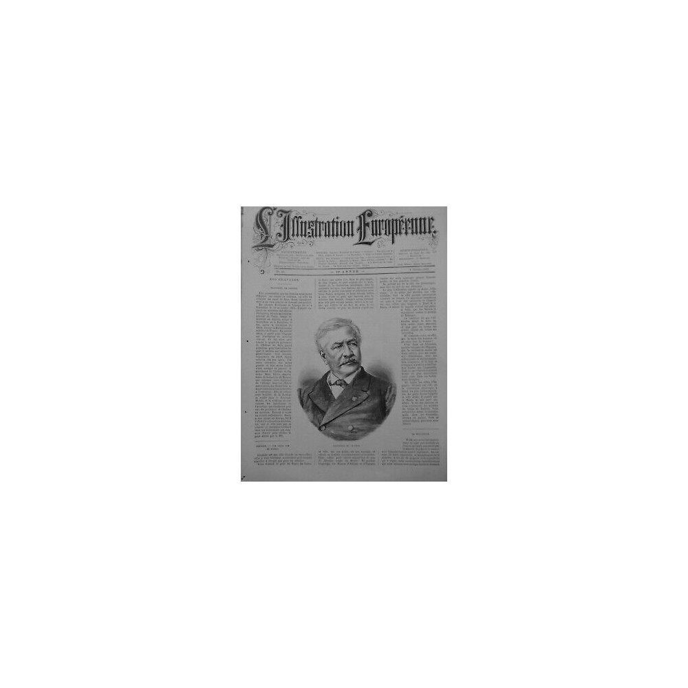 1882 PERSONNALITES FERDINAND DE LESSEPS