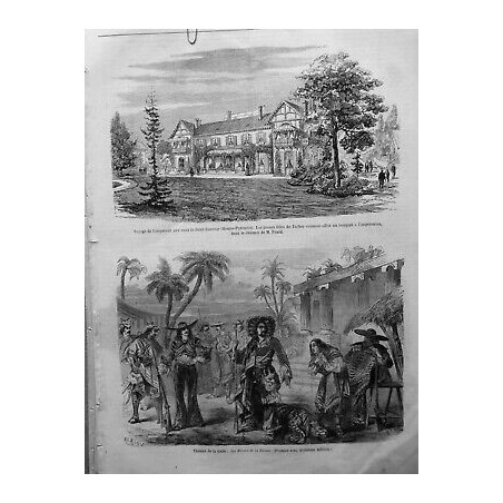 1859 MI THEATRE GAITE PIRATES DE LA SAVANE 1ER ACTE TROISIEME TABLEAU