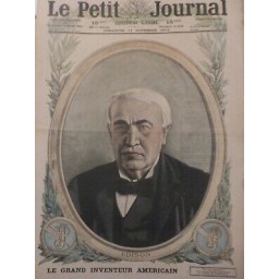 1917 PERSONNALITES THOMAS EDISON GRAND INVENTEUR AMERICAIN N°2