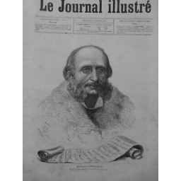 1880 PERSONNALITES JACQUES OFFENBACH DESSIN HENRI MEYER