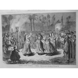 1869 UI ALMEE DANSE EGYPTE SIHOUT CROCQUIS M.STOP