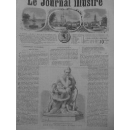 1867 PERSONNALITES EXPOSITION UNIVERSELLE UGOLIN ENFANTS SCULPTURE M.CARPEAUX