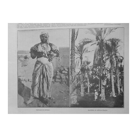 1912 DANSE ALMEE ALGERIE OULED NAIL DANSEUSE GERBOUB