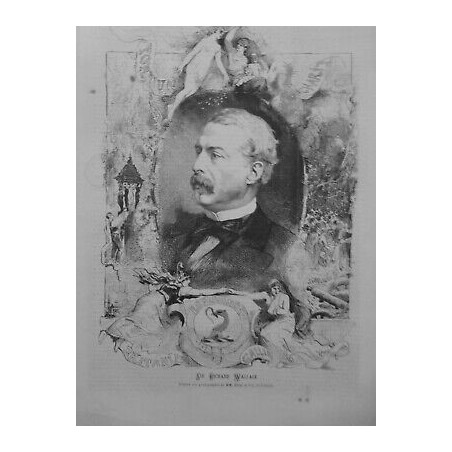 1872 I PERSONNALITES SIR RICHARD WALLACE COLLECTIONNEUR ART PHOTO MM.ELLIOT FRY