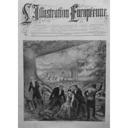 1881 INCENDIE THEATRE VIENNE PANIQUE SPECTATEURS