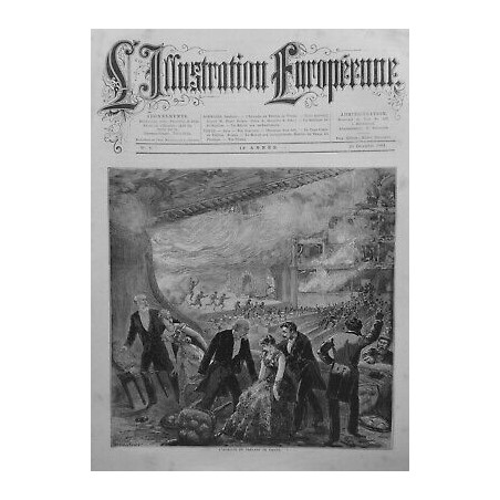 1881 INCENDIE THEATRE VIENNE PANIQUE SPECTATEURS