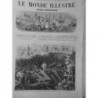 1873 PARIS TOMBEAUX DECOUVERTS REU MONTGNE SAINTE GENEVIEVE CREUSANT EGOUT