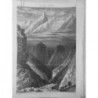 1873 MI HIMALAYA KINCHIN-JUNGA 2EME MONTAGNE PLUS ELEVEE TERRE DESSIN M.BERRARD