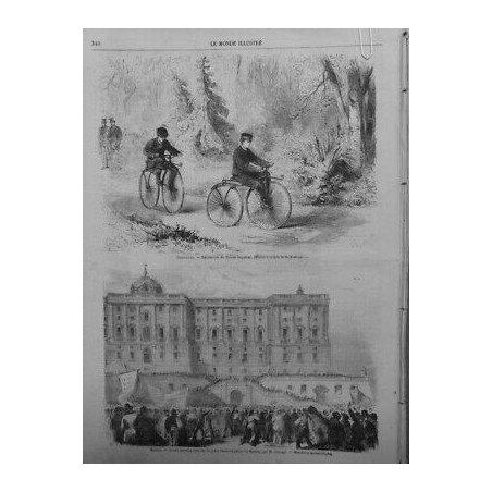 1868 MI COMPIEGNE PRINCE IMPERIAL MADRID PALAIS OLOZAGA MANIFESTE MONARCHIQUE