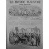 1868 MI ROI BAVIERE CHAR FUNEBRE MUNICH TIMBALIERS TROMPETTE 2 JOURNAUX