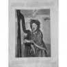 1879 IE HARPE VIELLE FEMME RUE JOUEUSE MUSIQUE ETOILE TOMBEE VAN BEERS