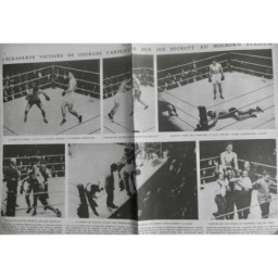 1919 LM CARPENTIER GEORGES BOXE MATCH HOLBORN STADIUM JOE BECKETT