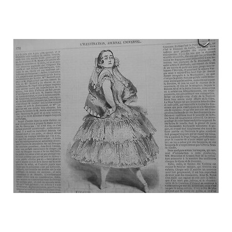 1854 I DANSES ESPAGNOLES PEPA VARGAS DANSEUSE ESPAGNOLE