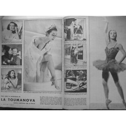 1947 DANSE BALLET LA TAMANOUVA VEDETTE AMARICAINE NEE RUSSIE