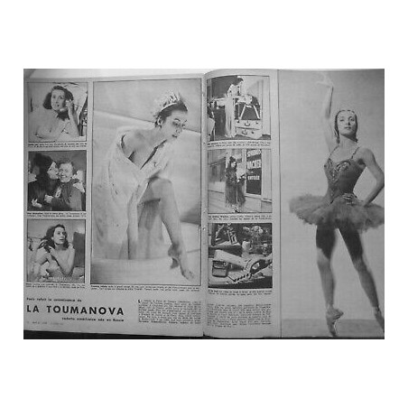 1947 DANSE BALLET LA TAMANOUVA VEDETTE AMARICAINE NEE RUSSIE