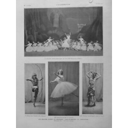 1909 I DANSE BALLETS RUSSES CHATELET SYLPHIDES CLEOPATRE