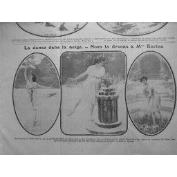 1914 DANSE NEIGE MME.KARINA