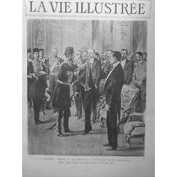 1900 VI ELYSEE REMISE NICHAM IMTIAZ PRESIDENT REPUBLIQUE DESSIN GEIRGES REDON