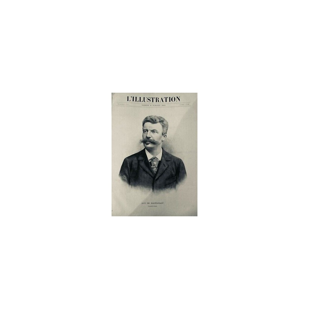 1893 I PERSONNALITES FRANCAISES GUY DE MAUPASSANT