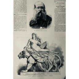 1883 UI PERSONNALITES HOMME AUGUSTE CLESINGER SCULPTEUR