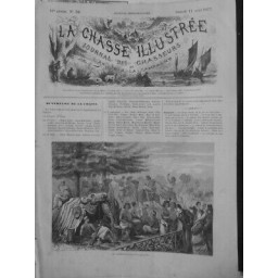 1877 JARDIN ACLIMATATION EXPOSITION ETRES HUMAINS TRIBU NUBIENS