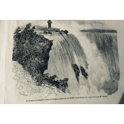 1859 MI PERSONNALITES HOMME M.BLONDIN FUNAMBULE ACROBATE CHUTES NIAGARA N°2