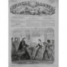 1860 UI LONDRES CHATEAU WINDSO ENTREVUE IMPERATRICE EUGENIE REINE VICTORIA