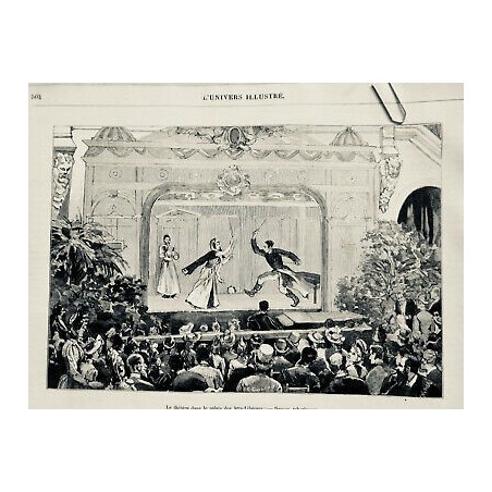 1890 UI TCHERKESS PALAIS ARS LIBERAUX THEATRE DANSES TCHERKESSES