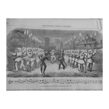 1854 DANSE TOULON QUENOUILLES JEU LUMIERE COULEUR DANSEUR