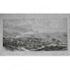 1884 UI MADERE ILE FUNCHAL BAIE PORT FORTS MONTAGNE VEGETATION