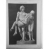 1879 MI BEAUX ARTS SCULPTURE FUNERAILLES PLATRE ADAM EVE ABEL BARRIAS