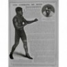 1908 VAGA BOXE COMBAT SAM MAC VEA CONTRE JEWEY SMITH