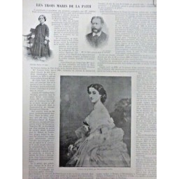 1899 VI LA PATTI CHANTEUSE CANTATRICE ITALIENNE