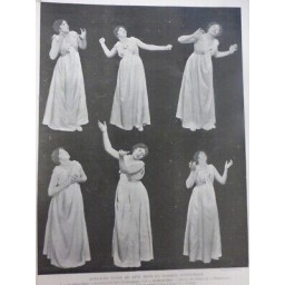 1899 VI LINA POSES SOMMEIL HYPNOTIQUE