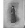 1891 FEMMES ARTISTES CF JEANNE CAMPBELL DESSIN HEIDBRINCK