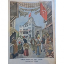 1900 PJ EMPIRE OTTOMAN TURQUIE EXPOSITION PAVILLON