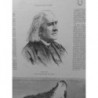 1886 I PERSONNALITE FRANZ LISZT COMPOSITEUR PIANISTE VIRTUOSE PHOTO M.NADAR