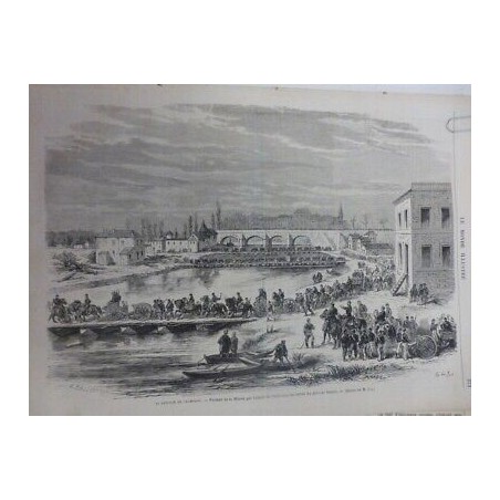 1871 MI BATAILLE CHAMPIGNY ARMEE PARIS DUCROT PONTS MARNE