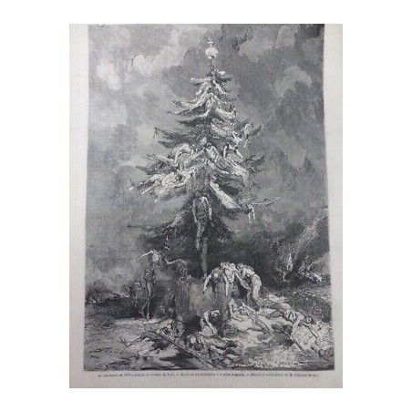 1871 MI CHRISTMASS BERLIN ARBRE NOEL TRISTESSE ROI GUILLAUME REINE AUGUSTA