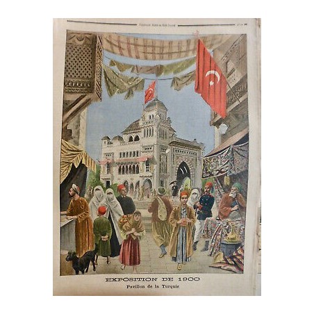 1900 LPJ TURQUIE EMPIRE OTTOMAN EXPOSITION UNIVERSELLE PAVILLON TURC