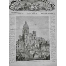 1864 GRAND PELERINAGE NOTRE DAME BOULOGNE SUR MER