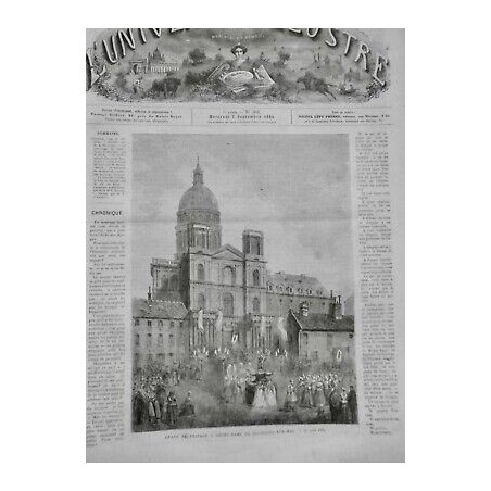 1864 GRAND PELERINAGE NOTRE DAME BOULOGNE SUR MER