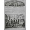 1864 FOIRE SERVANTES DESSIN M.MARCHAL